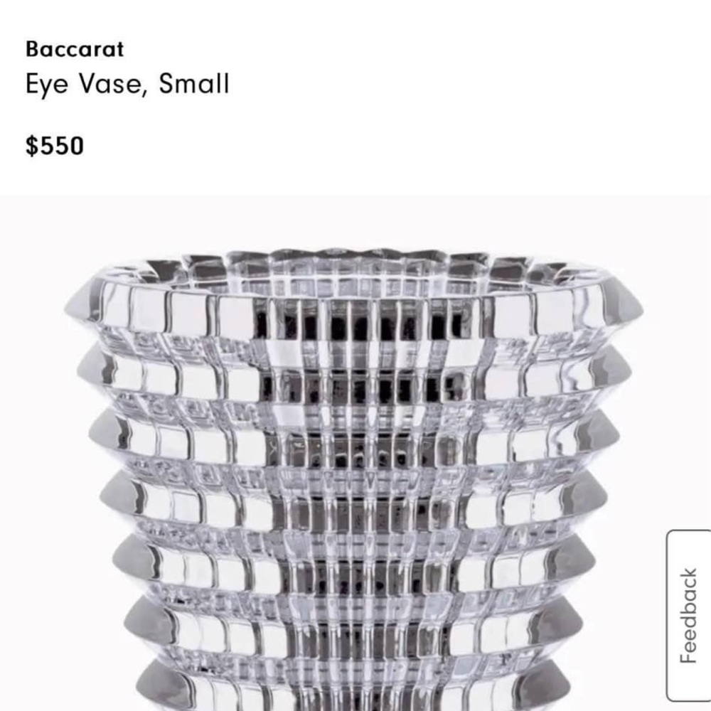 Baccarat Vase (Small)